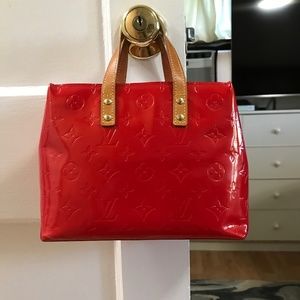 Louis Vuitton Red/Tan Bag